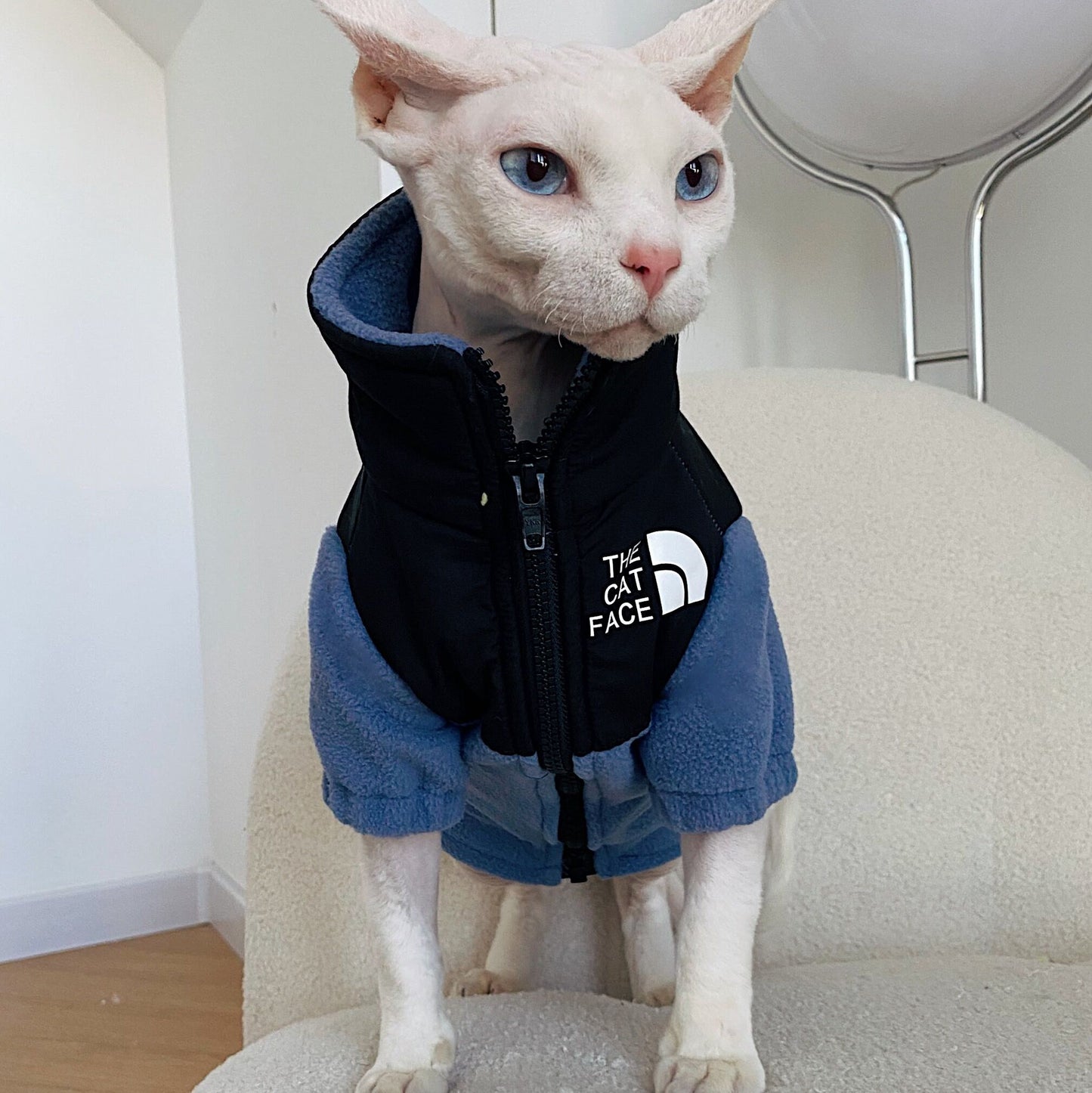 Cat North Face Warm Pet Clothes