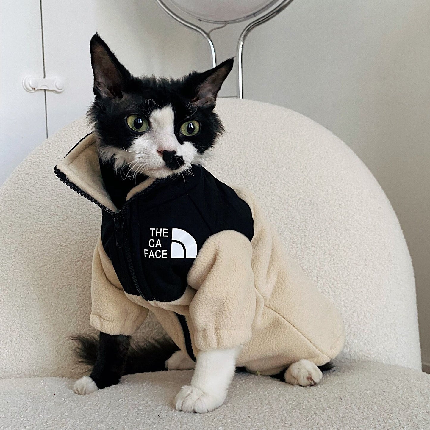 Cat North Face Warm Pet Clothes