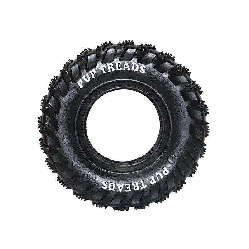 Dog Toy Rubber Tire Molar Ring Bite Resistant And Clean Teeth