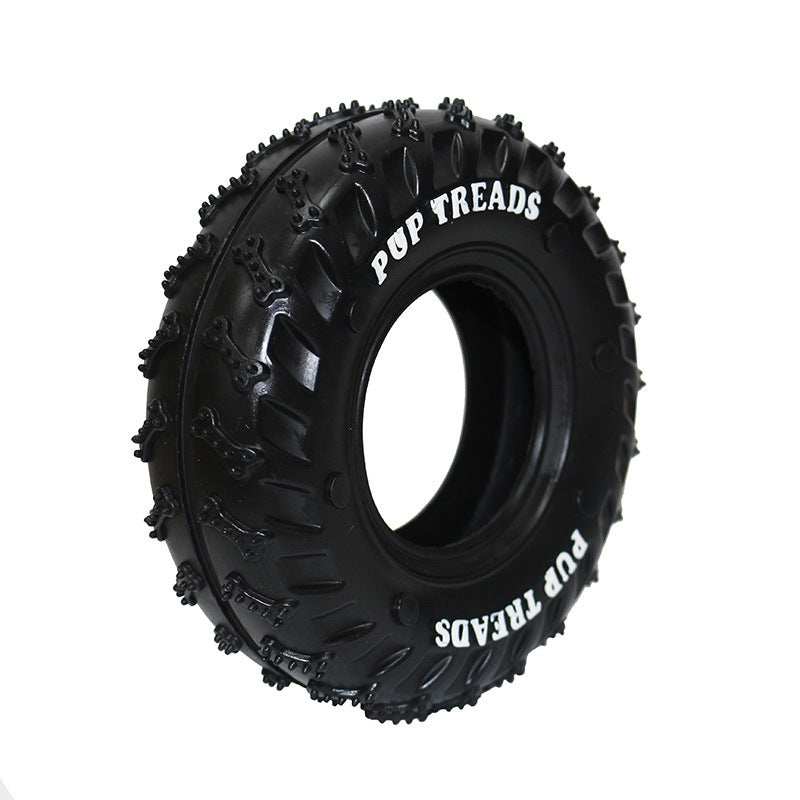 Dog Toy Rubber Tire Molar Ring Bite Resistant And Clean Teeth