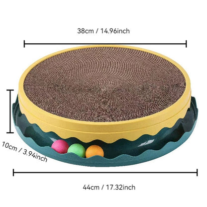 Compass Cat Scratching Post, Cat Scratching Post With Ball, Interactive Training Sports Mouse Toy With Ball, Cat Scratching Post Cat Grapple, Indoor Cat Sports Interaction, Protection Furniture