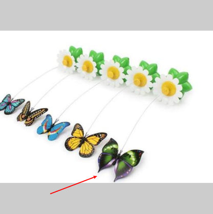 Electric Automatic Rotating Flower Cat Toy