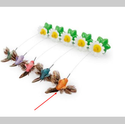 Electric Automatic Rotating Flower Cat Toy