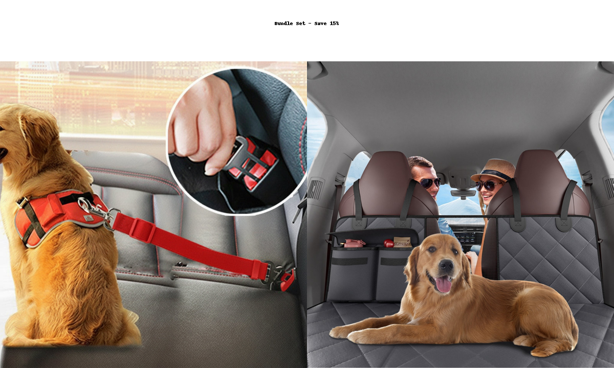 🔥Pup Travel Safety Save Bundle (Cover + Seat Belt)